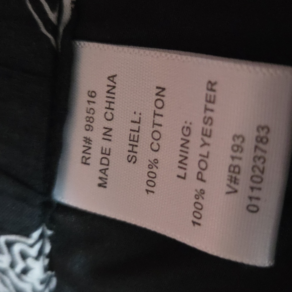 COLDWATER CREEK NWT Skirt Long  black/white XL - Picture 4 of 4